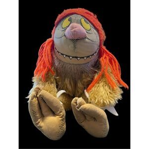 Wild Things Kids Orange Where the Wild Things Are Sipi 1980s Plush Toy